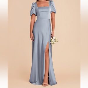 Dusty Blue Bridesmaid Dress